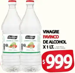 Supermercados Mariano Max Favinco vinagre de alcohol oferta