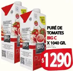 Supermercados Mariano Max Big c puré de tomates oferta