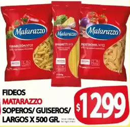 Supermercados Mariano Max Matarazzo fideos soperos guiseros largos oferta