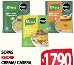 Supermercados Mariano Max Knorr sopas crema casera oferta