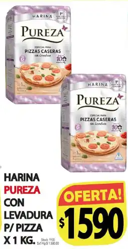 Supermercados Mariano Max Pureza harina con levadura oferta