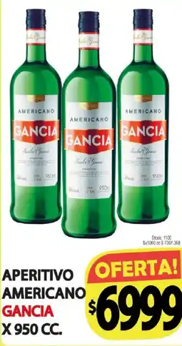 Supermercados Mariano Max Gancia aperitivo americano oferta