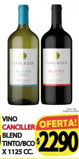 Supermercados Mariano Max Canciller vino blend oferta