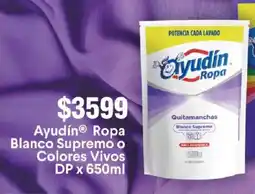 Supermercados Mariano Max Ayudín® Ropa Blanco Supremo o Colores Vivos oferta