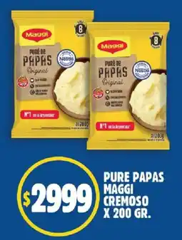 Supermercados Mariano Max Maggi pure de papas original oferta
