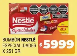 Supermercados Mariano Max Nestlé bombón especialidades oferta