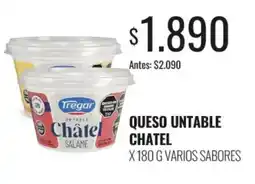 Super MAMI Tregar queso untable châtel salame oferta