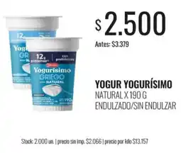 Super MAMI Yogur yogurísimo natural oferta