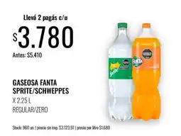 Super MAMI Fanta sprite/schweppes oferta