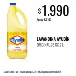 Super MAMI Ayudín lavandina original oferta