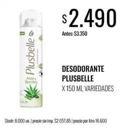 Super MAMI Plusbelle desodorante oferta