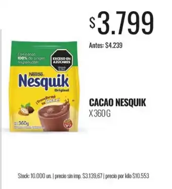 Nesquik cacao