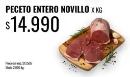Super MAMI Peceto entero novillo oferta
