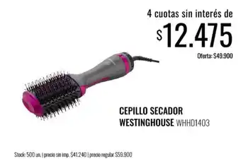 Super MAMI Westinghouse cepillo secador oferta