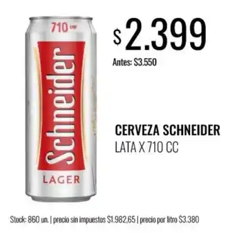 Schneider cerveza