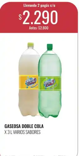 Supermercados Tadicor Doble Cola gaseosa oferta