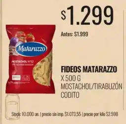 Super MAMI Matarazzo fideos oferta