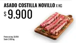 Supermercados Tadicor Asado costilla novillo oferta