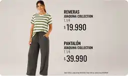 Supermercados Tadicor Joaquina collection remeras oferta