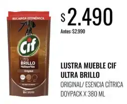 Supermercados Tadicor Cif lustra mueble cif ultra brillo oferta
