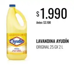 Supermercados Tadicor Ayudín lavandina original oferta