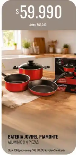 Super MAMI Jovifel batería piamonte oferta