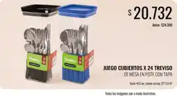 Super MAMI Treviso juego cubiertos x 24 oferta
