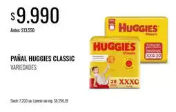 Supermercados Tadicor Huggies pañal classic oferta