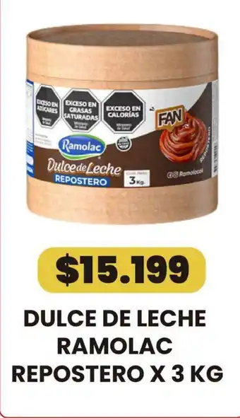 Ramolac dulce de leche repostero