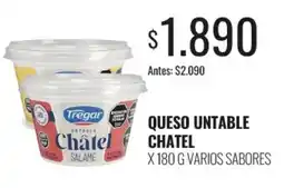 Supermercados Tadicor Tregar queso untable châtel salame oferta