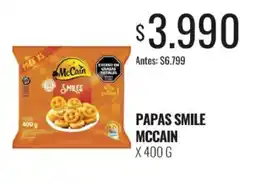 Supermercados Tadicor McCain papas smile oferta
