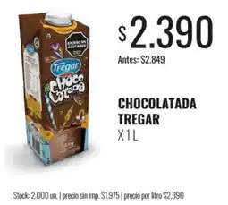 Supermercados Tadicor Tregar chocolatada oferta