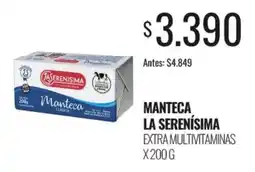 Supermercados Tadicor La serenisima manteca extra multivitaminas oferta