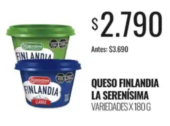 Supermercados Tadicor La serenisima queso finlandia oferta