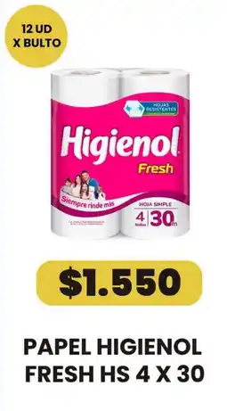 Autoservicio Capo Higienol papel higienol fresh hs oferta