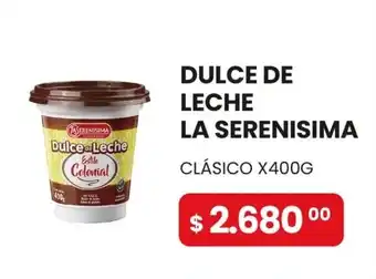 Piantoni Supermayorista La serenisima dulce de leche clasico oferta