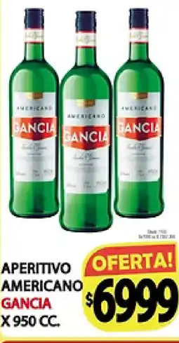 Supermercados Becerra Gancia aperitivo americano oferta