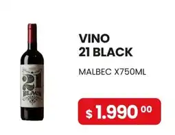 Piantoni Supermayorista 21 black malbec oferta