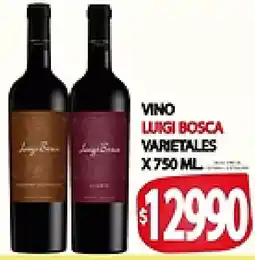 Supermercados Becerra Luigi Bosca vino varietales oferta
