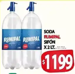 Supermercados Becerra Rumipal soda sifón oferta