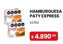 Piantoni Supermayorista Paty express hamburguesa oferta