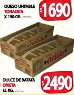 Supermercados Becerra Tonadita queso untable oferta