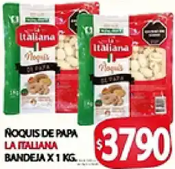 Supermercados Becerra La italiana roquis de papa oferta