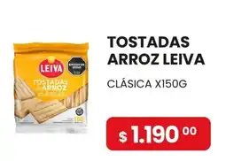 Piantoni Supermayorista Leiva tostadas de arroz clásicas oferta