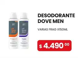 Piantoni Supermayorista Dove men desodorante oferta