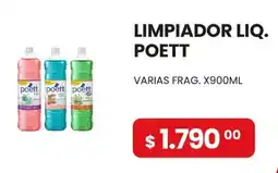 Piantoni Supermayorista Poett limpiador liq. oferta