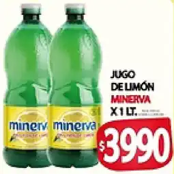 Supermercados Becerra Minerva jugo de limón oferta