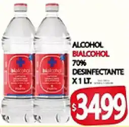Supermercados Becerra Bialcohol alcohol 70% desinfectante oferta