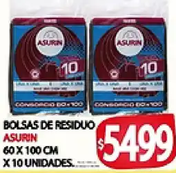 Supermercados Becerra Asurin bolsas de residuo oferta