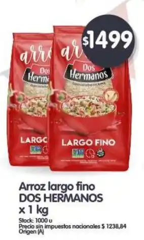 DOS HERMANOS Arroz largo fino